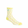 Accessories^Fluevog Shoes Valentina Vog Socks | Gingham Polka Dot Sock Yellow/White