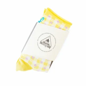 Accessories^Fluevog Shoes Valentina Vog Socks | Gingham Polka Dot Sock Yellow/White