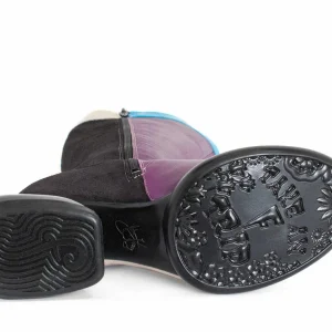 Women's^Fluevog Shoes Warhol | Multi Leather Boot Turquoise Multi