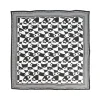 Women's^Fluevog Shoes Warped Hearts Scarf | Large Silk Scarf Black/White