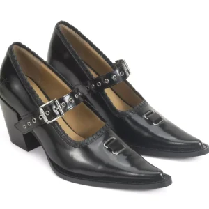 Women's^Fluevog Shoes Willow | Mary Jane Heel Black