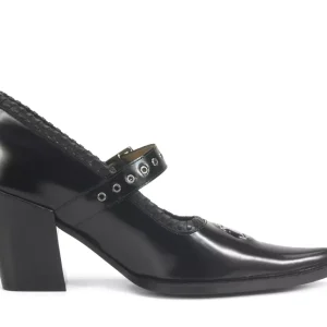 Women's^Fluevog Shoes Willow | Mary Jane Heel Black