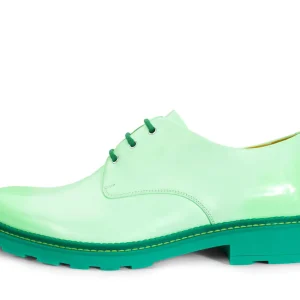 Women's^Fluevog Shoes Winnie | Classic Derby Shoe Mint Green