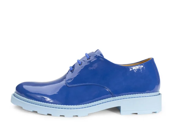 Women's^Fluevog Shoes Winnie | Classic Derby Shoe Blue