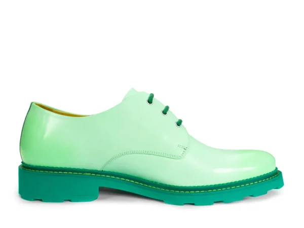 Women's^Fluevog Shoes Winnie | Classic Derby Shoe Mint Green