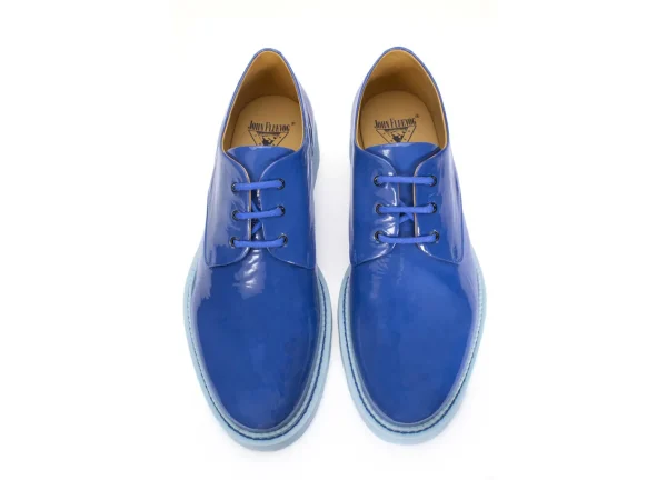 Women's^Fluevog Shoes Winnie | Classic Derby Shoe Blue