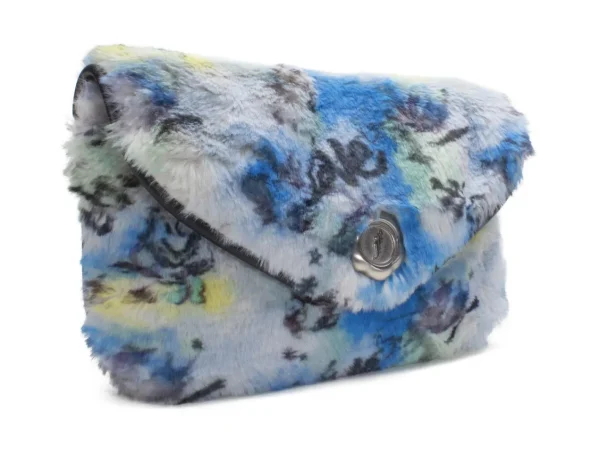 Men's^Fluevog Shoes Woogle | Puffy Envelope Bag Graffiti Fur