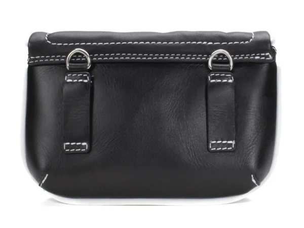 Men's^Fluevog Shoes Woogle | Puffy Envelope Bag Black/White