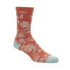 Accessories^Fluevog Shoes Xay Xay Vog Socks | Custom Floral Sock Copper