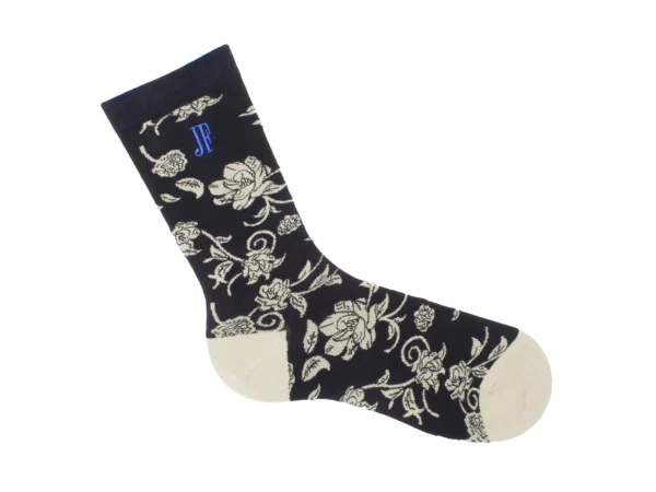 Accessories^Fluevog Shoes Xay Xay Vog Socks | Custom Floral Sock Black