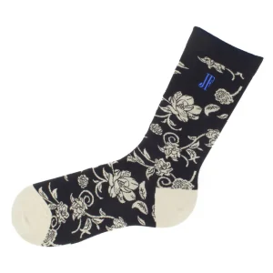 Accessories^Fluevog Shoes Xay Xay Vog Socks | Custom Floral Sock Black
