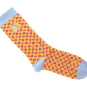 Accessories^Fluevog Shoes Xo Vog Socks | Printed Ankle Sock Yellow/Red