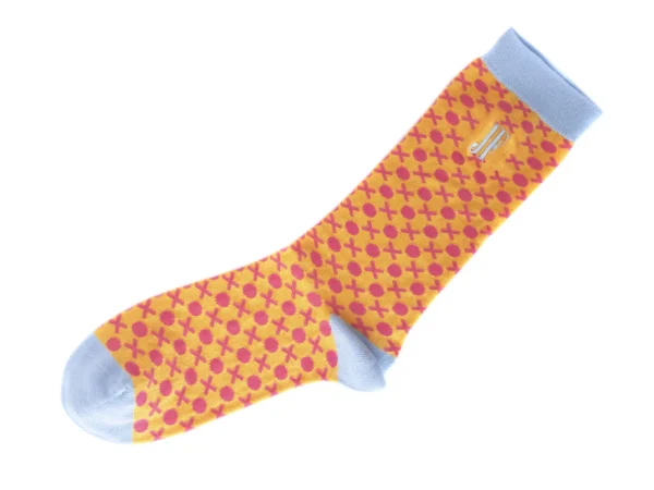 Accessories^Fluevog Shoes Xo Vog Socks | Printed Ankle Sock Yellow/Red