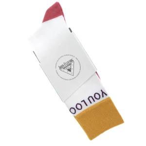 Accessories^Fluevog Shoes You Look Great Vog Socks | Contrast Crew Sock White