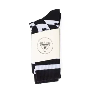 Men's^Fluevog Shoes Yuki Vog Socks | Checkered Heart Sport Sock Heart Warpy Checker