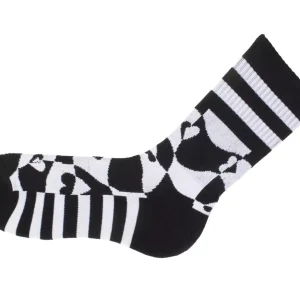 Men's^Fluevog Shoes Yuki Vog Socks | Checkered Heart Sport Sock Heart Warpy Checker